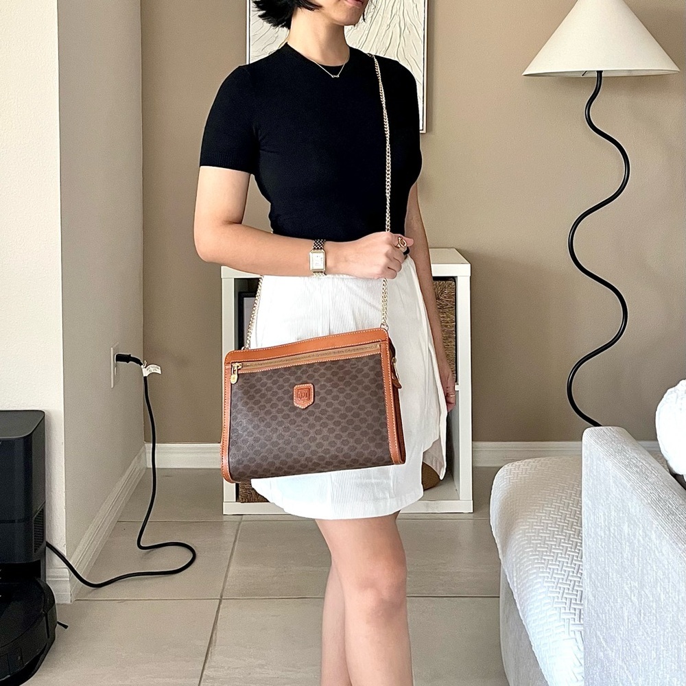 🍓CELINE Macadam Triomphe Clutch